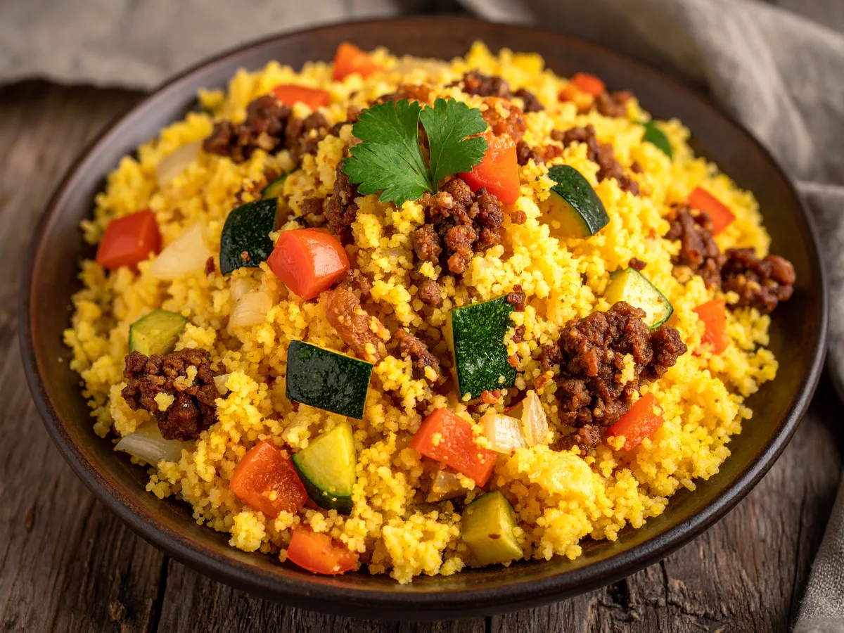 Couscous-Pfanne mit Hack