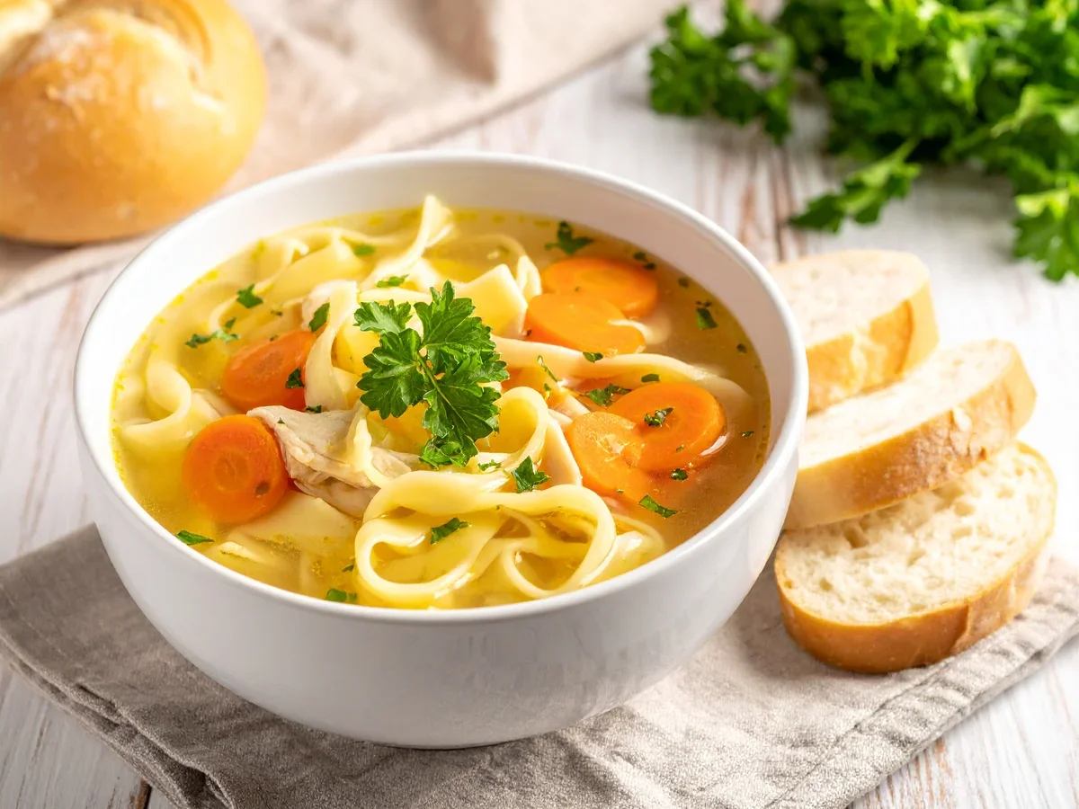 Hühnernudelsuppe