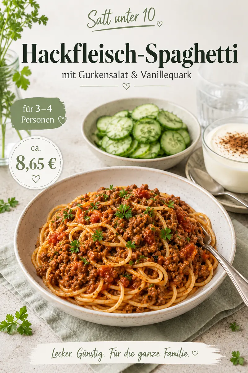 Hackfleisch-Spaghetti