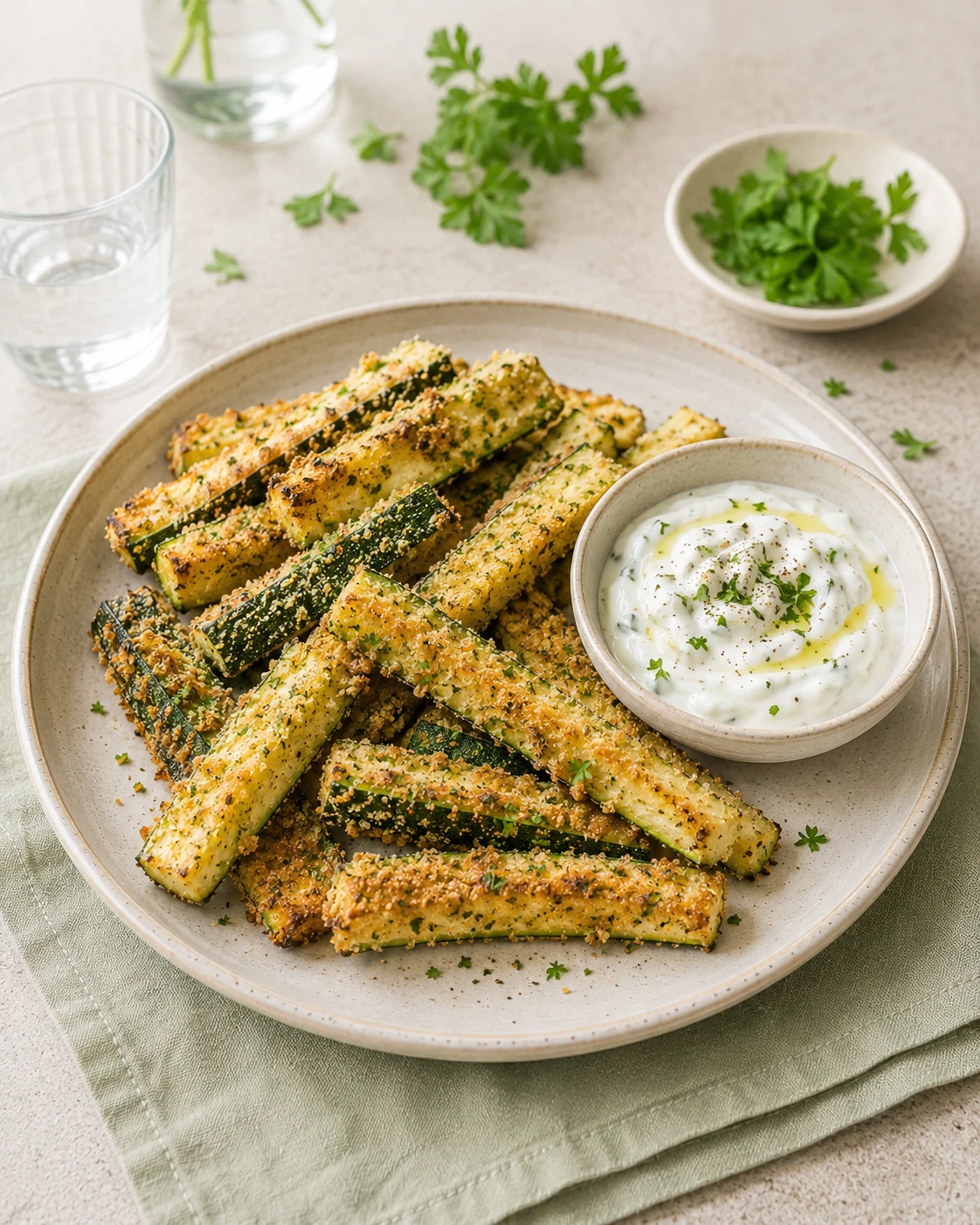 Airfryer Zucchini-Sticks