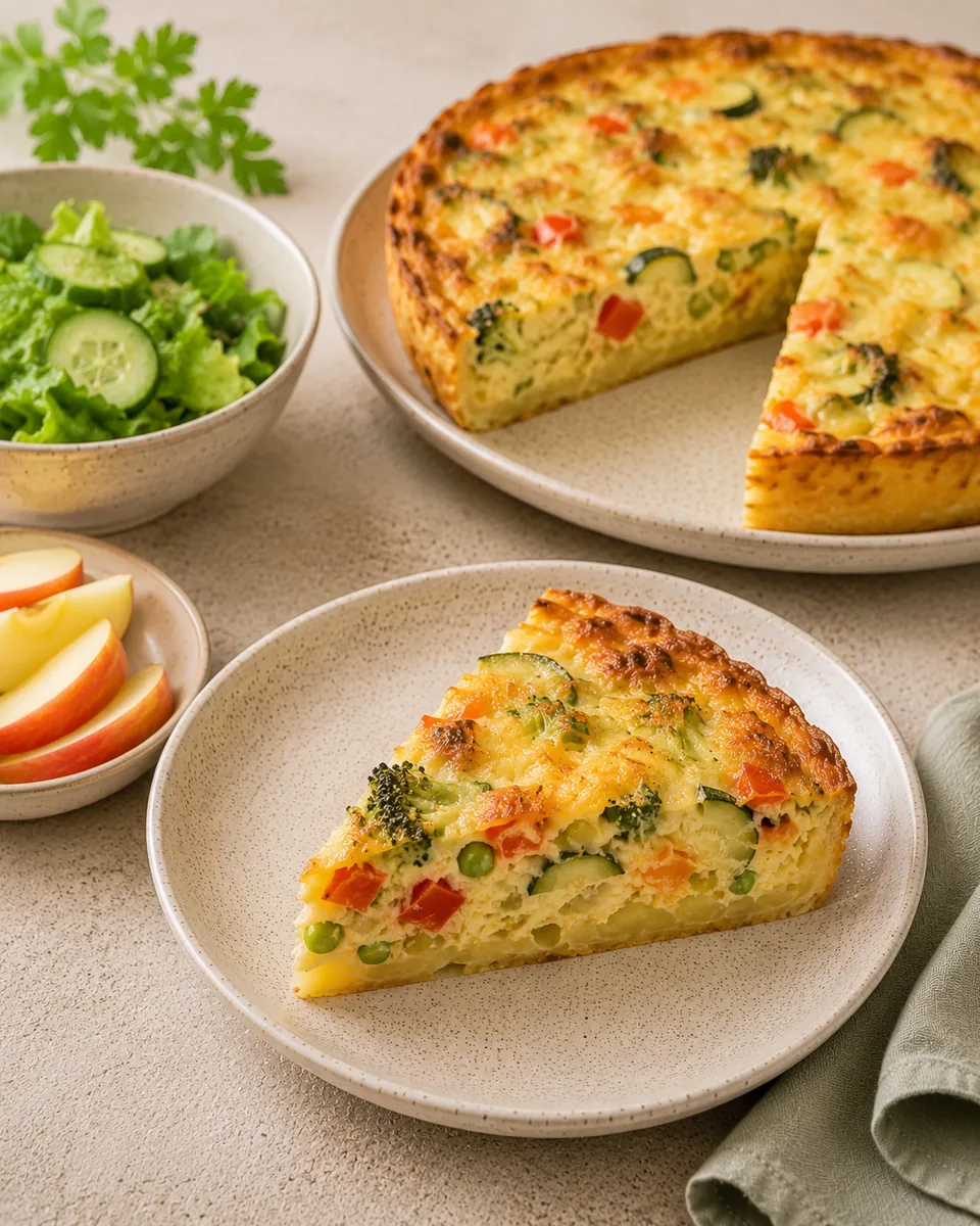 Gemüse-Quiche mit Resten