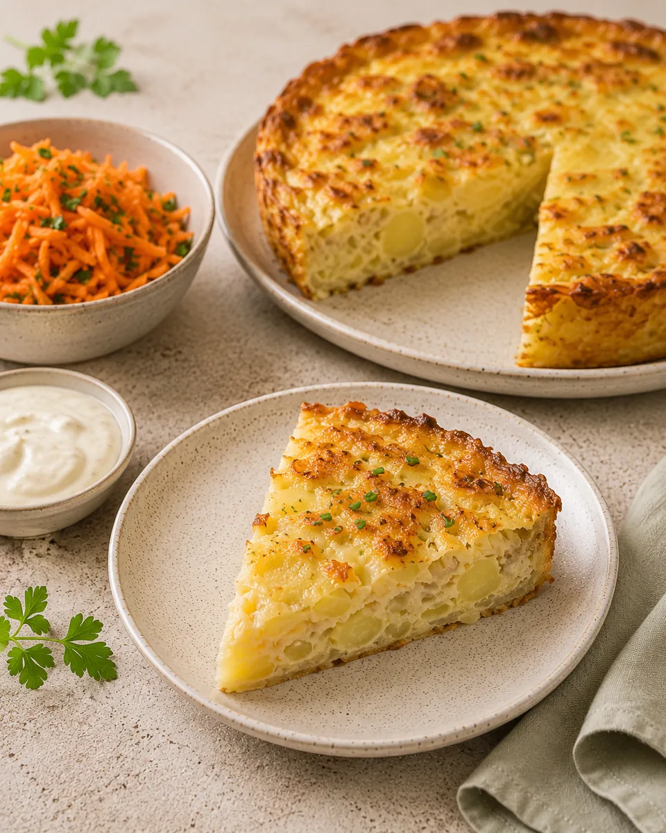 Kartoffel-Quiche mit Kartoffelboden