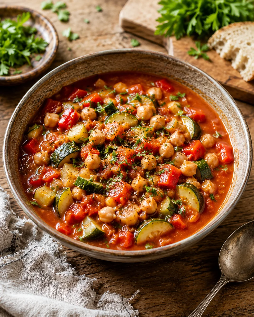 Kichererbsen-Tomaten-Eintopf
