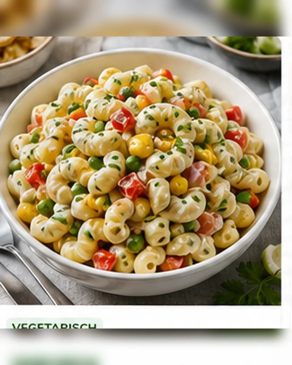 Nudelsalat mit Gemüse
