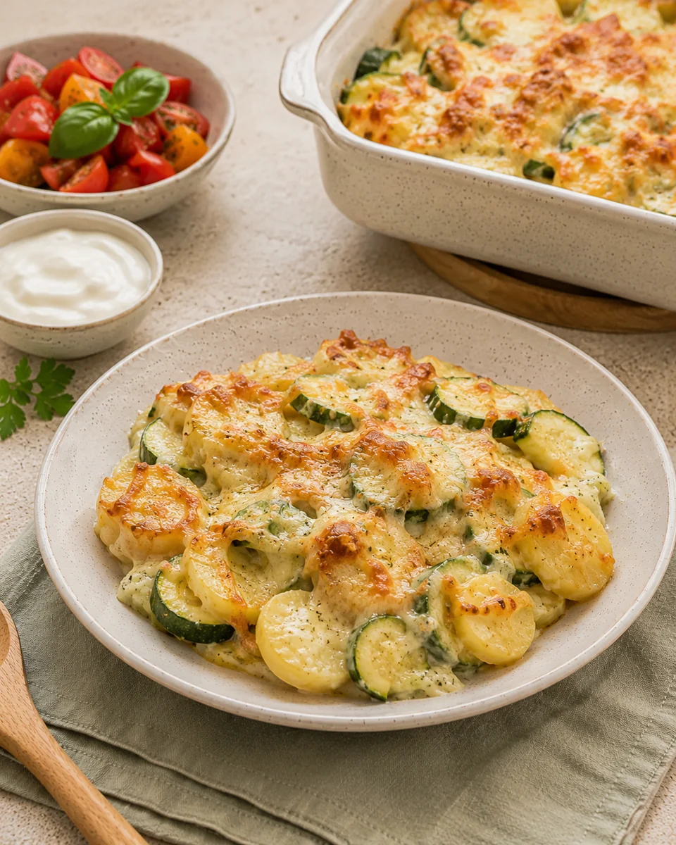Zucchini-Kartoffel-Auflauf